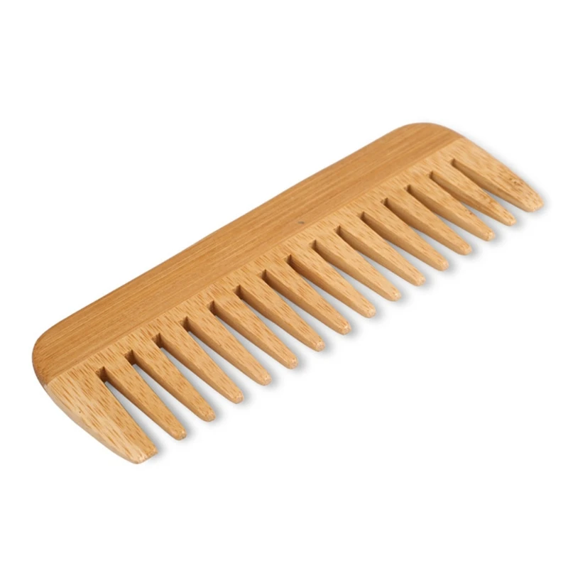 천연 대나무 넓은 이빨 빗, 제모 빗, 정전기 방지 나 - Bamboo Toothbrush 리뷰 및 가격