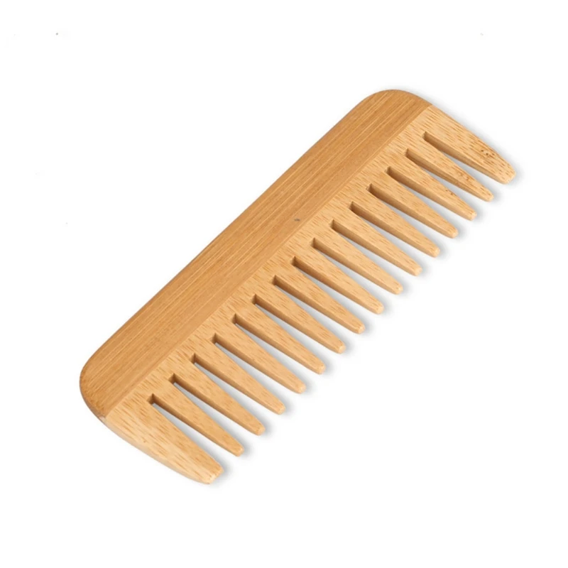 천연 대나무 넓은 이빨 빗, 제모 빗, 정전기 방지 나 - Bamboo Toothbrush 리뷰 및 가격