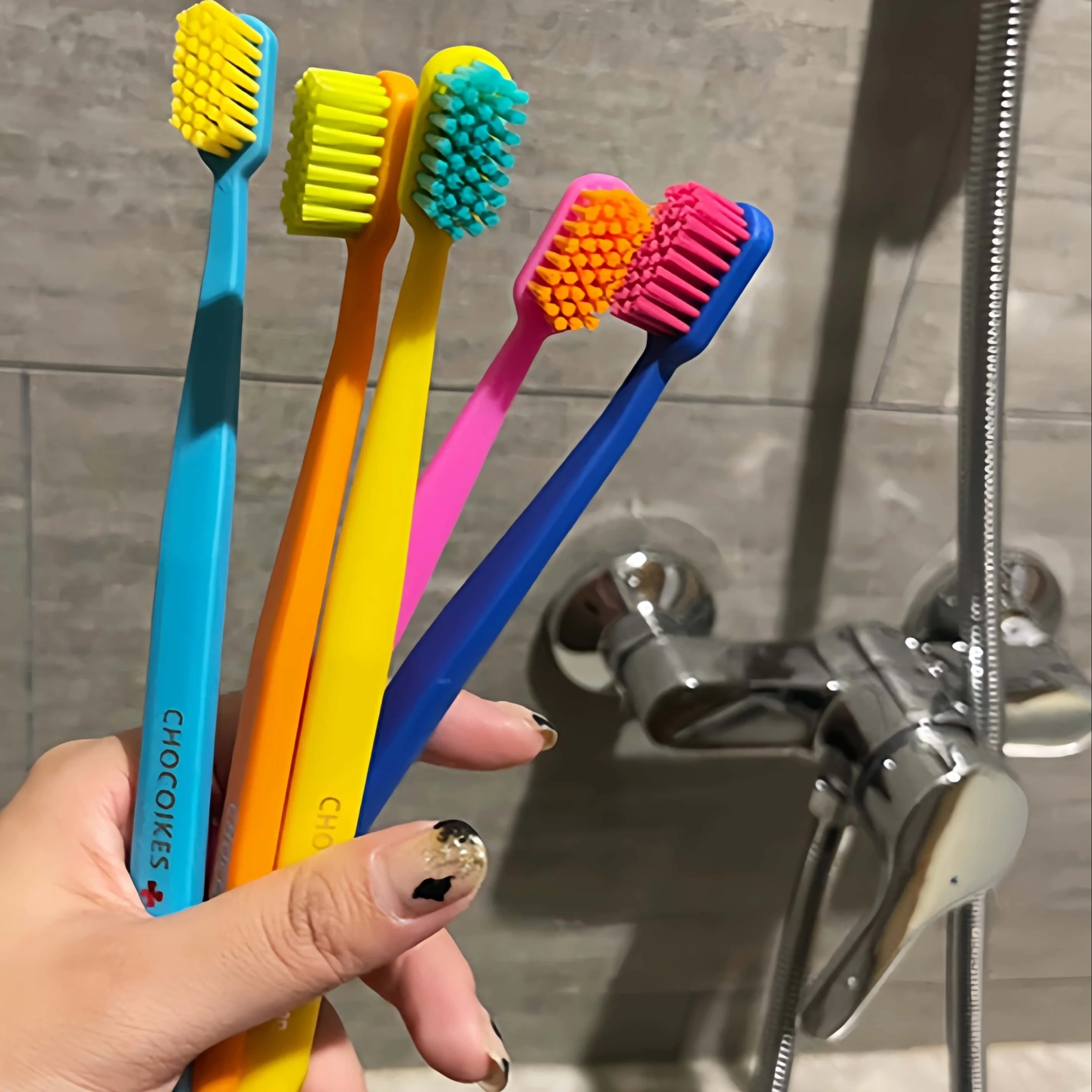 초콜릿 스위스 케어 소프트 나일론 강모 칫솔 세트 5팩 - Bamboo Toothbrush 리뷰 및 가격