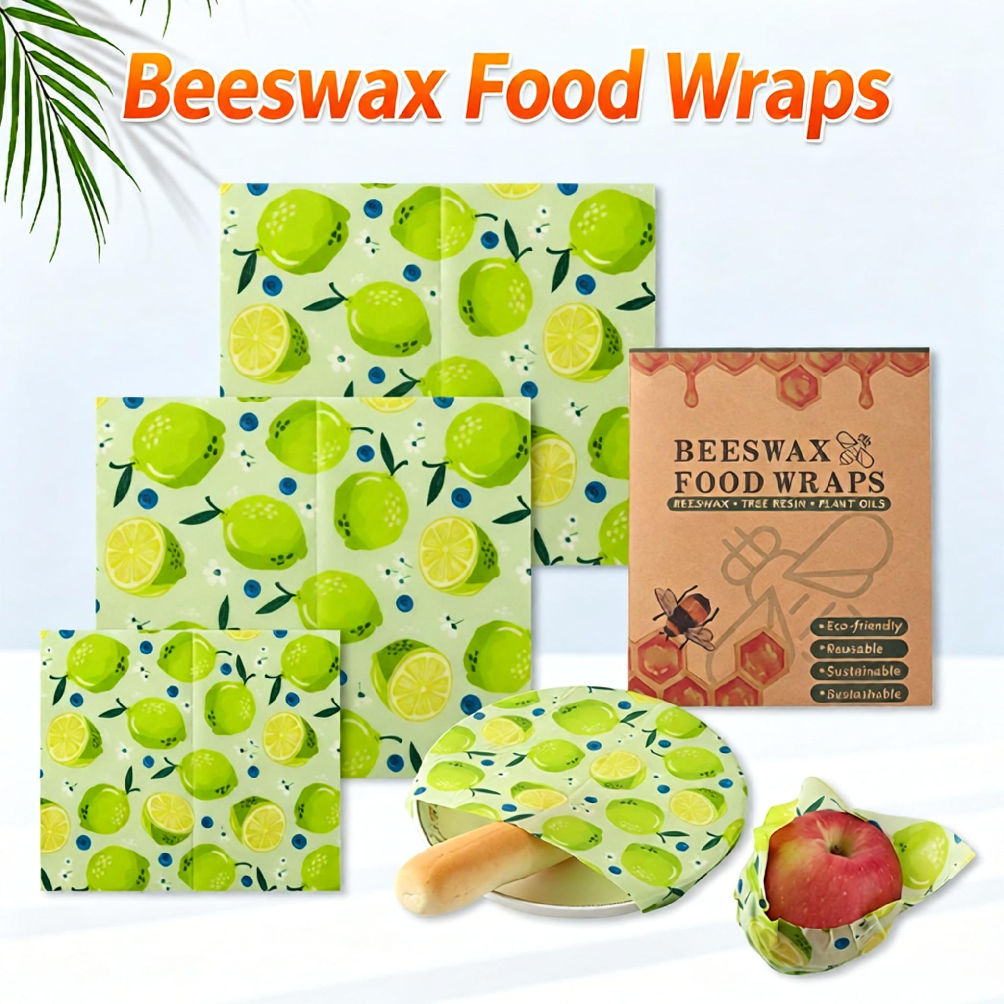 밀랍 식품 포장지 재활용 가능한 식품 포장 면직물 아마 - Beeswax Wrap 리뷰 및 가격