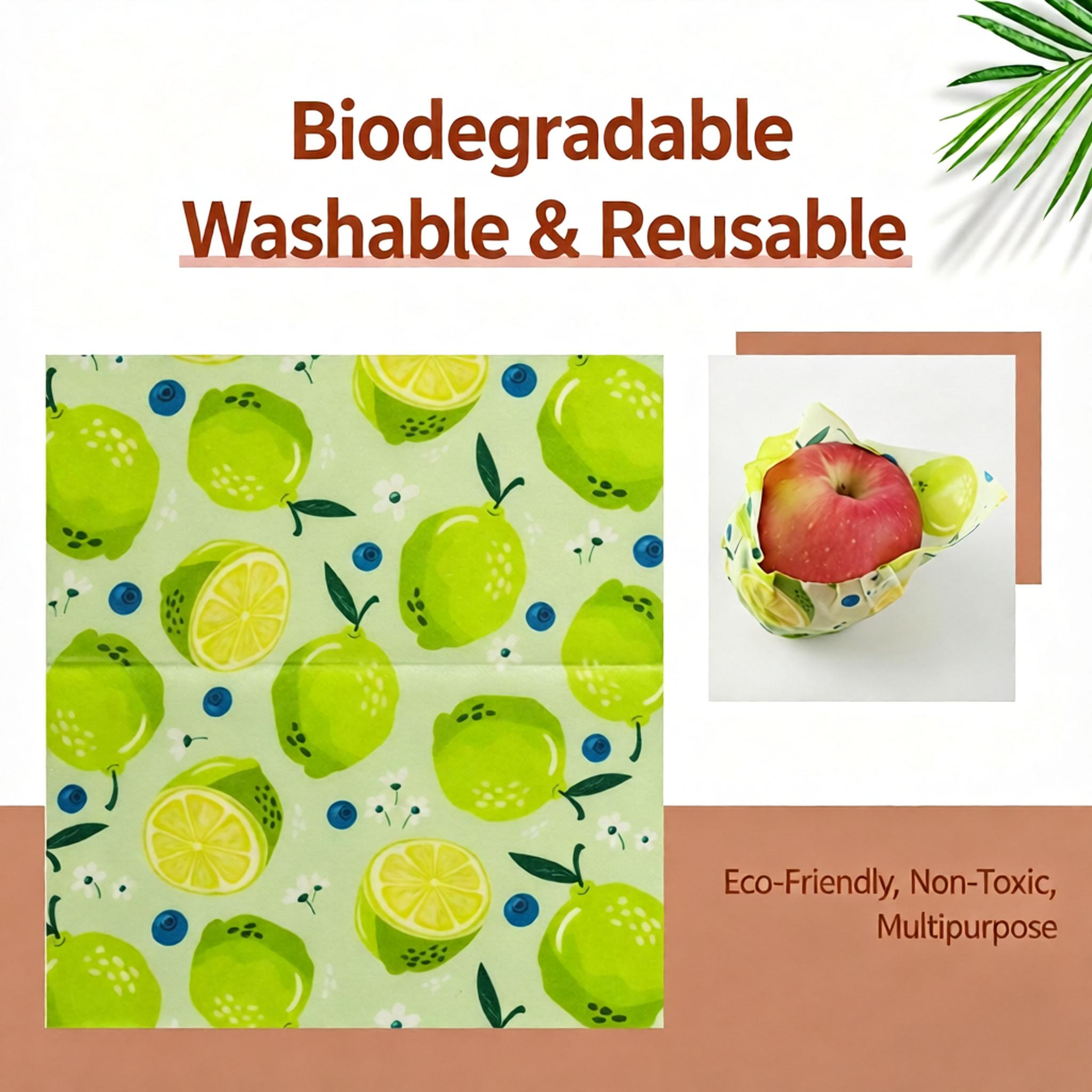 밀랍 식품 포장지 재활용 가능한 식품 포장 면직물 아마 - Beeswax Wrap 리뷰 및 가격