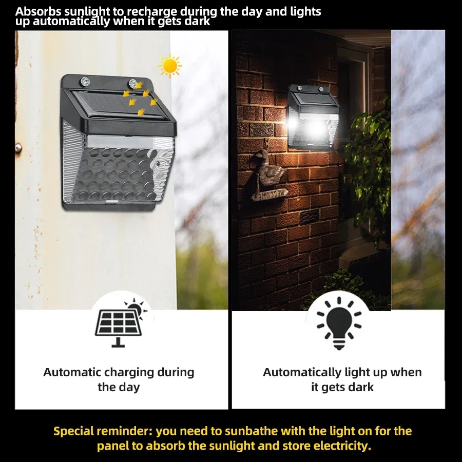 LED 태양광 조명 PIR 모션 센서 벽등 야외 태양광 - Solar Garden Light 리뷰 및 가격