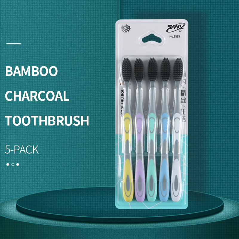 성인 가정에서 부드러운 구강 청소를 위한 대나무 숯 부 - Bamboo Toothbrush 리뷰 및 가격