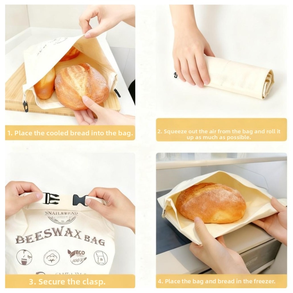 재사용 가능한 밀랍 빵 봉투 밀랍 코팅 잠금형 신선도  - Reusable Bag 리뷰 및 가격