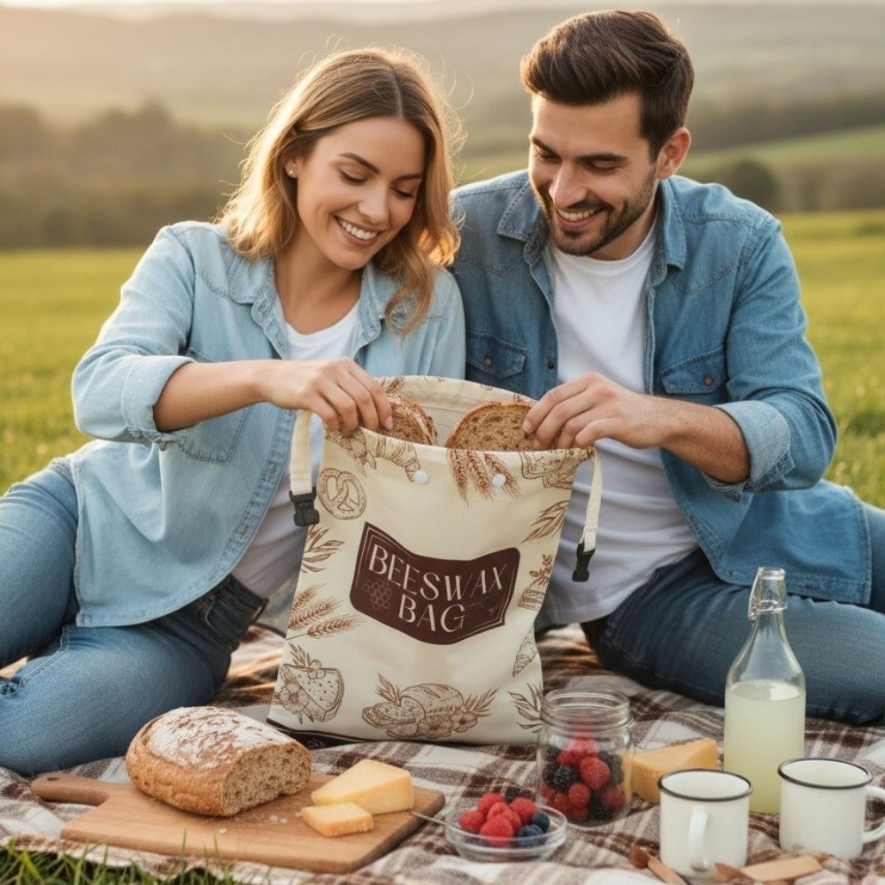 재사용 가능한 밀랍 빵 봉투 밀랍 코팅 잠금형 신선도  - Reusable Bag 리뷰 및 가격