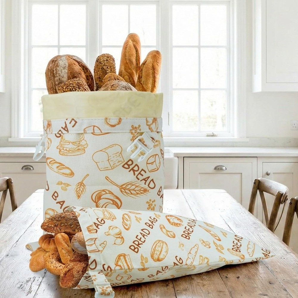 재사용 가능한 밀랍 빵 봉투 밀랍 코팅 잠금형 신선도  - Reusable Bag 리뷰 및 가격