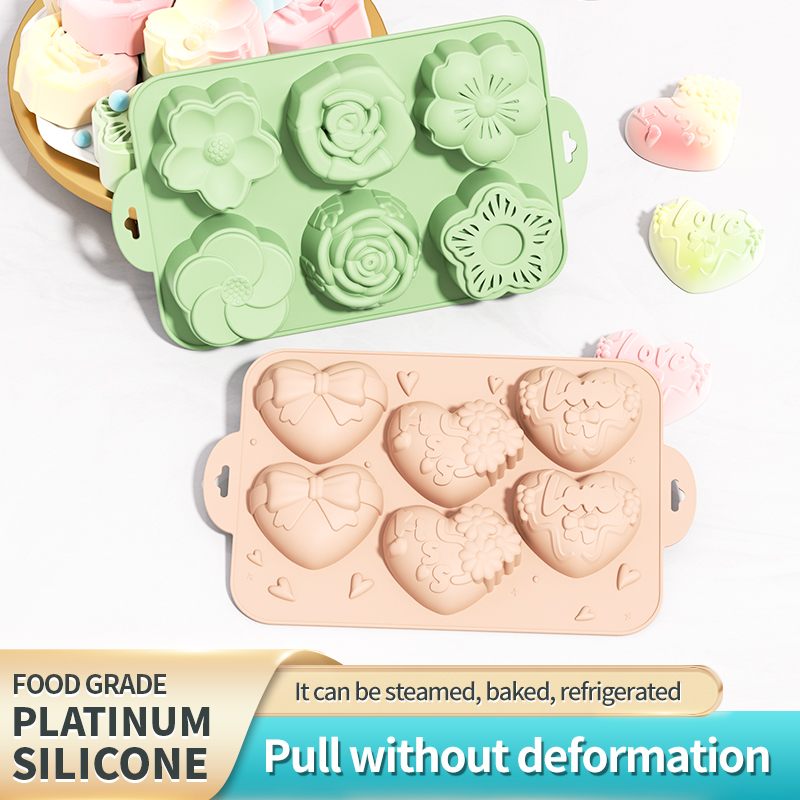 실리콘 비누 몰드, 다양한 모양의 하트 꽃 몰드, 비누 - Eco Soap 리뷰 및 가격