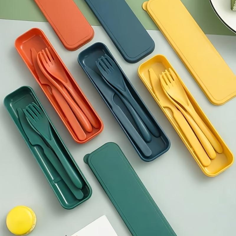 밀짚 재질의 재사용 가능한 식기 세트, 무취 식품 등급 - Reusable Straw 리뷰 및 가격