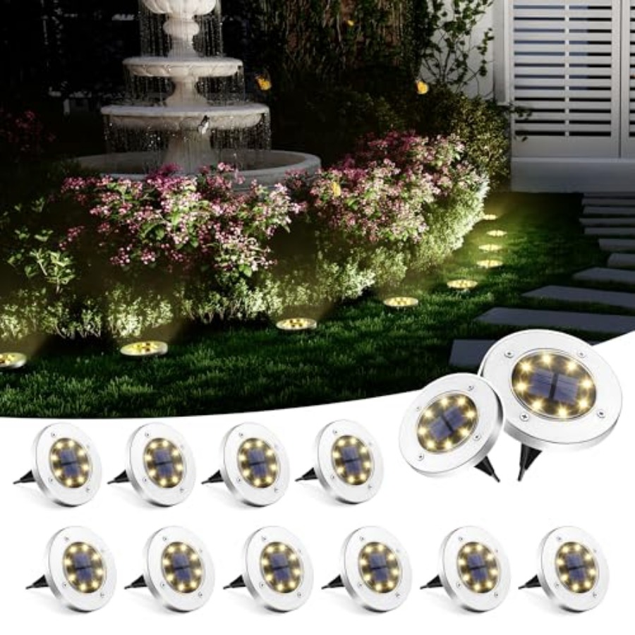 태양광 지상등 태양광 조명 야외 방수 8 LED 태양열 - Solar Garden Light 리뷰 및 가격