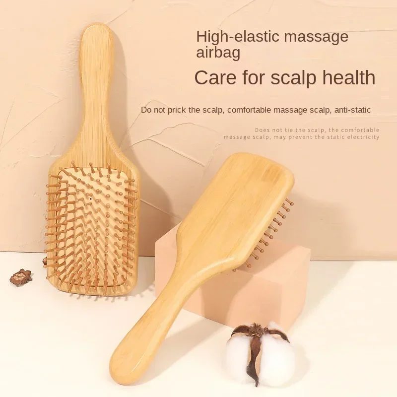 프리미엄 나무 대나무 두피 마사지 빗 헤어 브러쉬 모발 - Bamboo Toothbrush 리뷰 및 가격